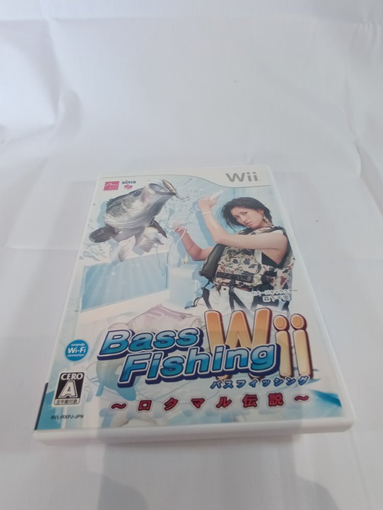 B95【Wii】　Bass Fishing Wii ロクマル伝説 RVL-P-RXPJ 釣りゲーム ソフト［動作未確認］