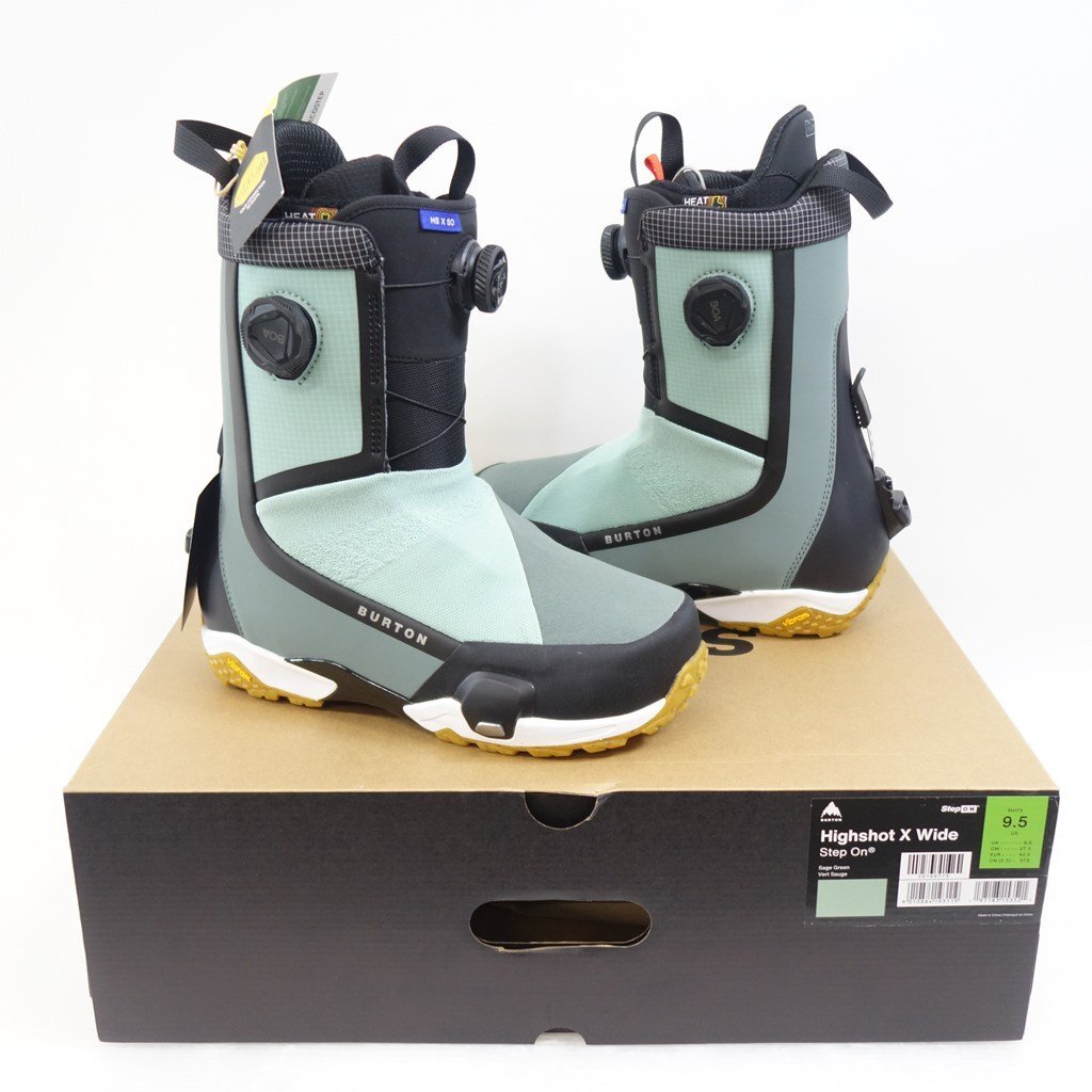 未使用 2025-2026 BURTON Highshot X WIDE STEP ON メンズ27.5cm バートン ハイショットステップオン スノーボードブーツ 41575-1