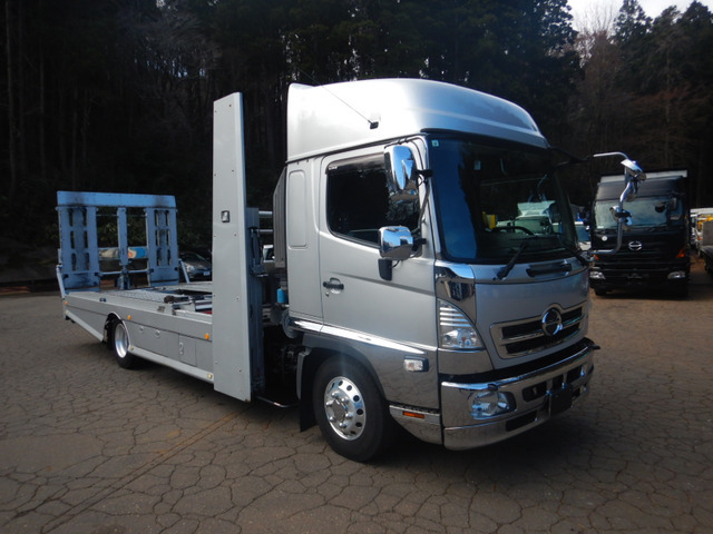 【諸費用コミ】:【CH23670】車検付 H28年 日野 レンジャー 積載車 ジャパンオートテック製 2台積み MT6速 ラジコン