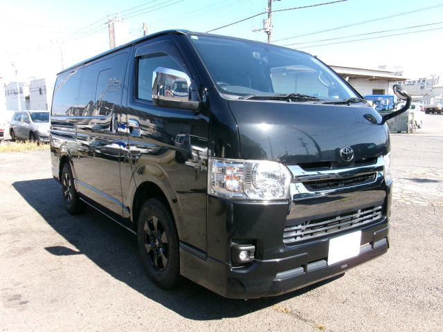 【諸費用コミ】:平成27年 ハイエースバン ディーゼル 4WD スーパーGL ダークプライム 7型仕様 車検令和9年2月
