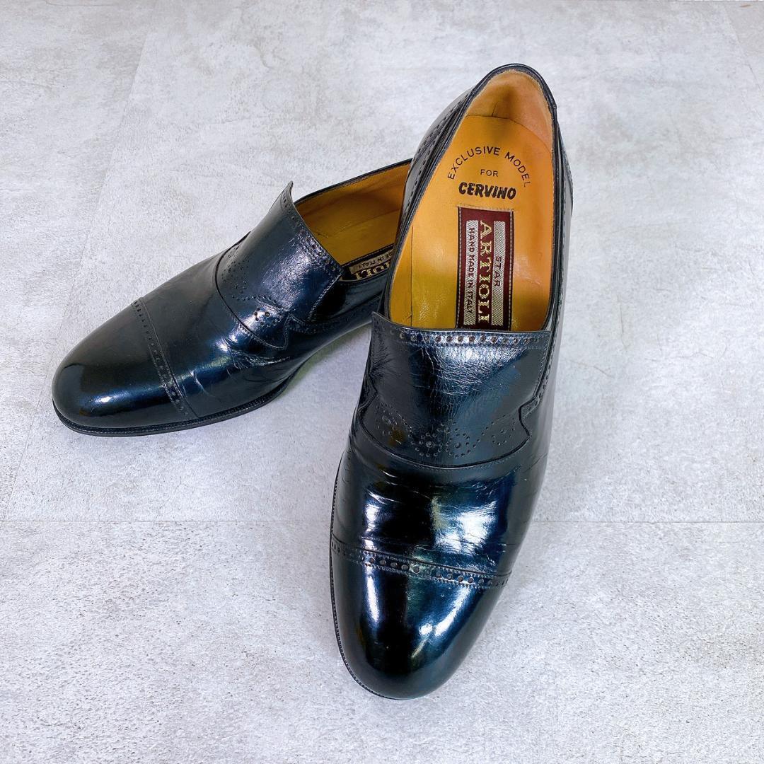【ヤフオクのみ】ARTIOLI ビジネス レザーシューズ 23.5cm～24cm相当 男女兼用