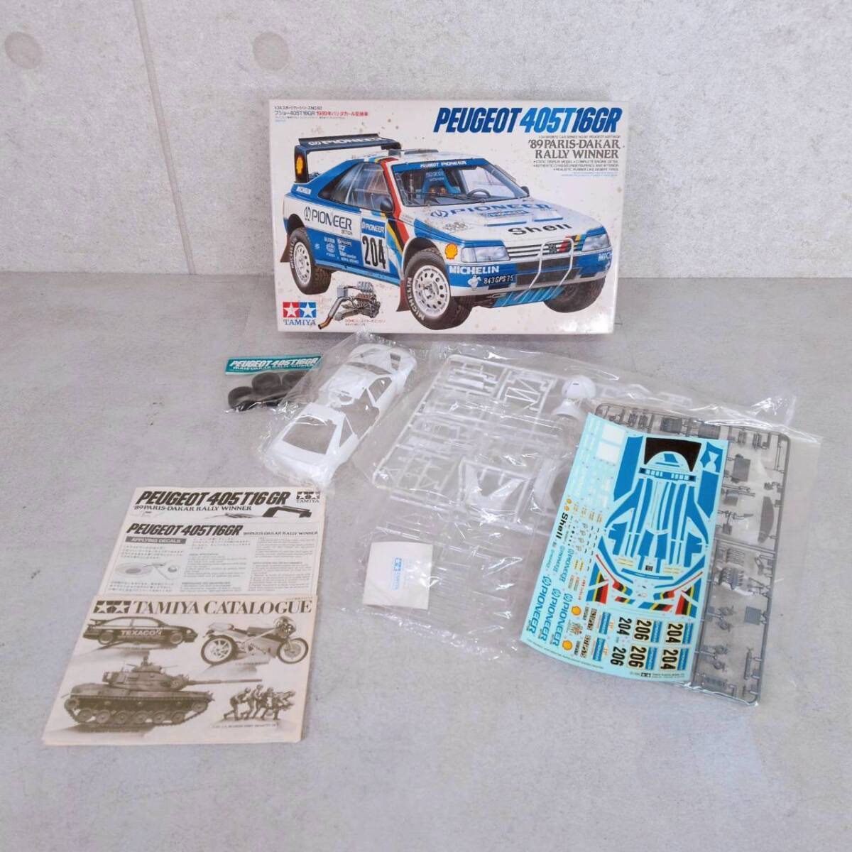 【ヤフオクのみ】タミヤ 1/24 プジョー405 T16GR パリダカールラリー 未組立