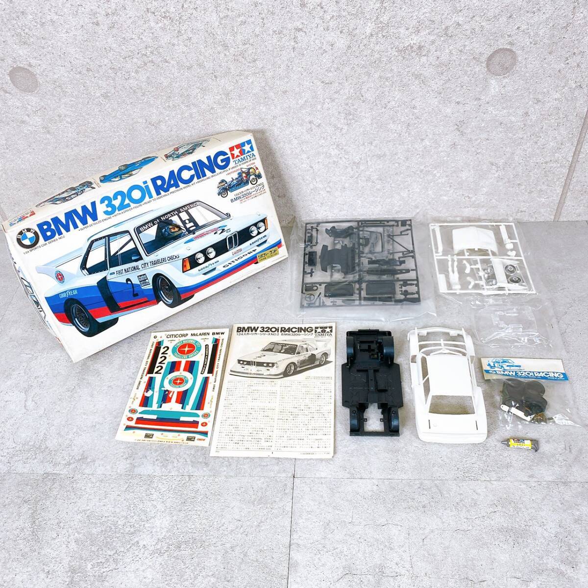 【ヤフオクのみ】タミヤ BMW 320i RACING 1/24 未組立 プラモデル BMW320iレーシング 当時物