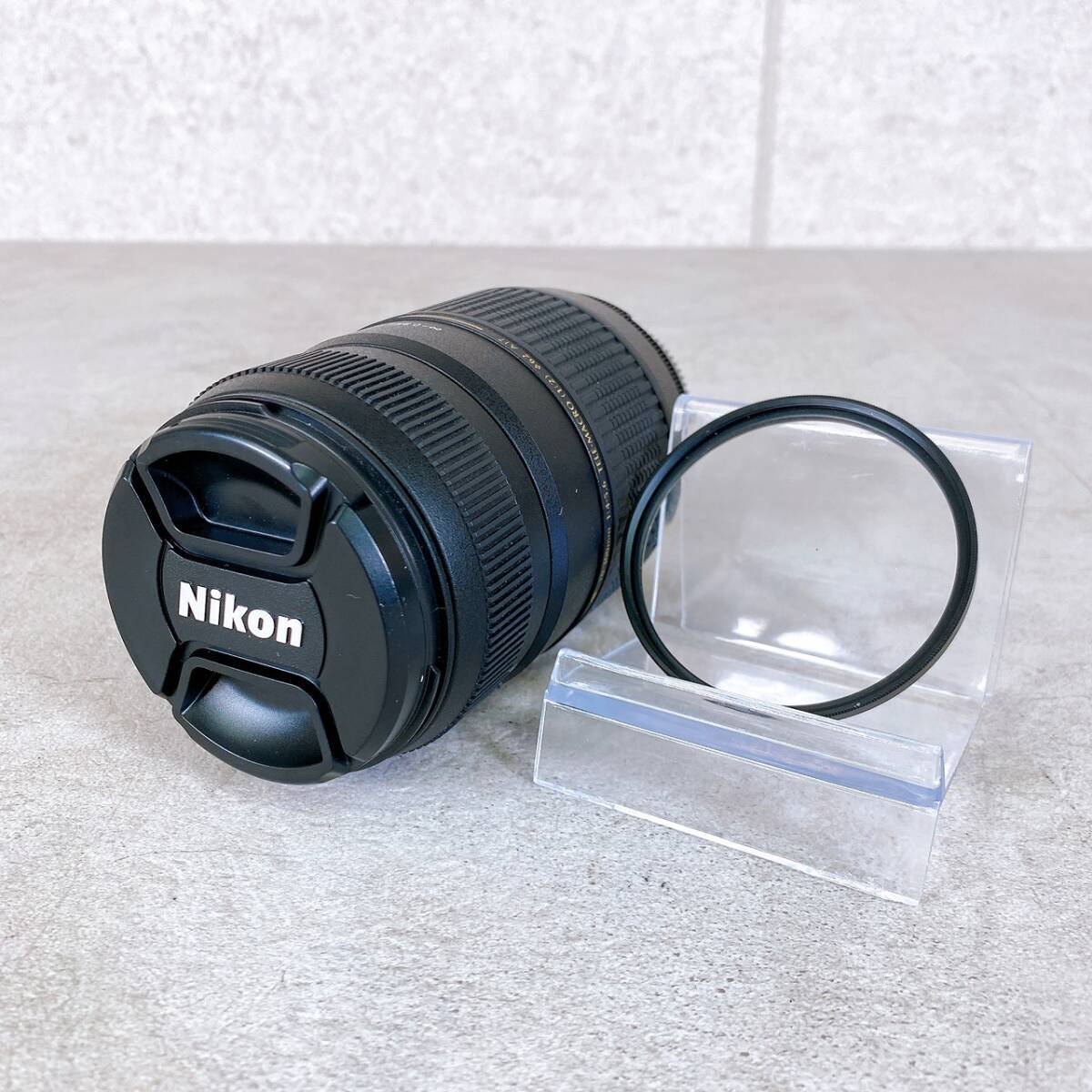 【ヤフオクのみ】TAMRON タムロン 70-300mm F4-5.6 Di LD MACRO Nikon用 望遠レンズ フィルター付