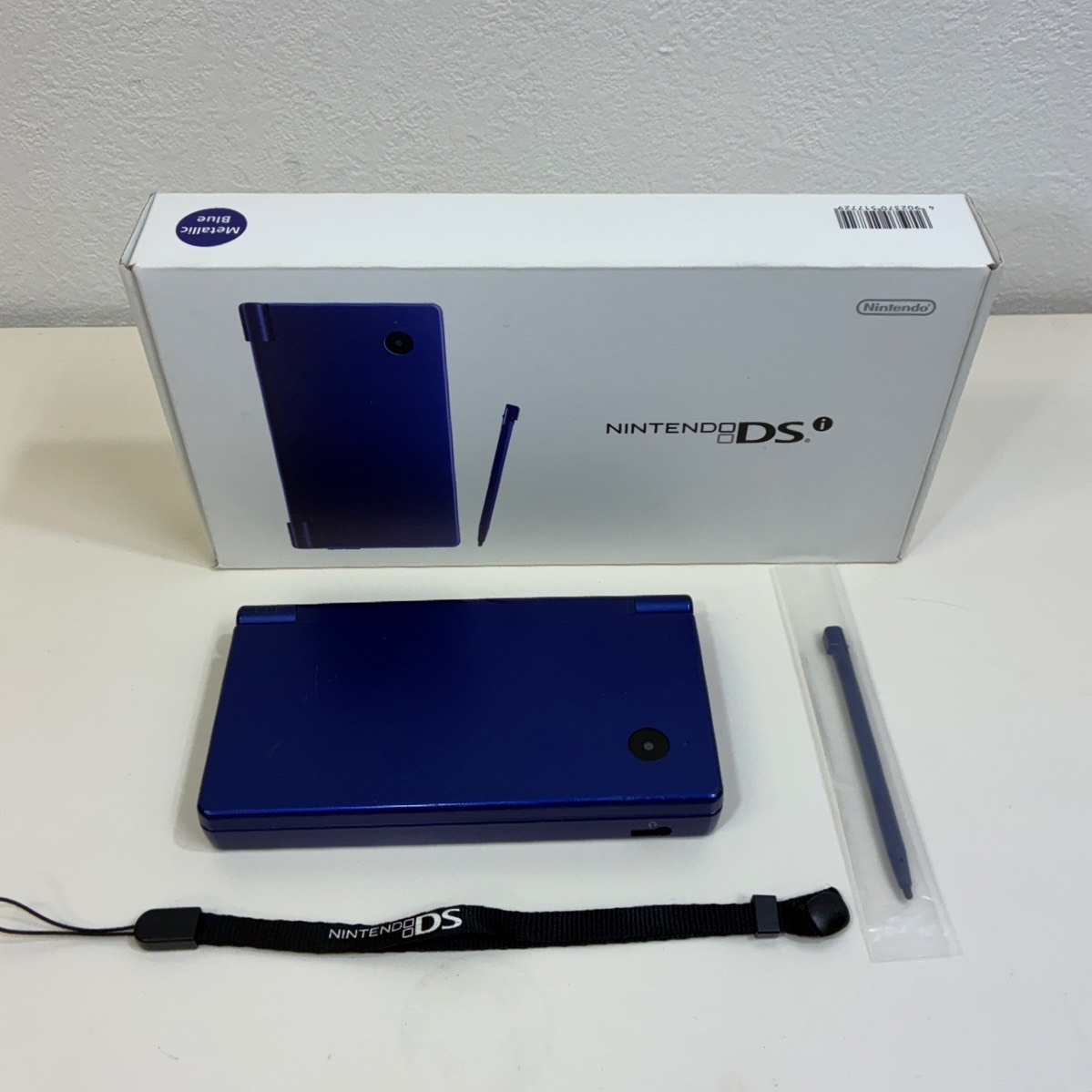 【②-65】DSi TWL-S-ZBA メタリックブルー 本体箱付き/動作未確認