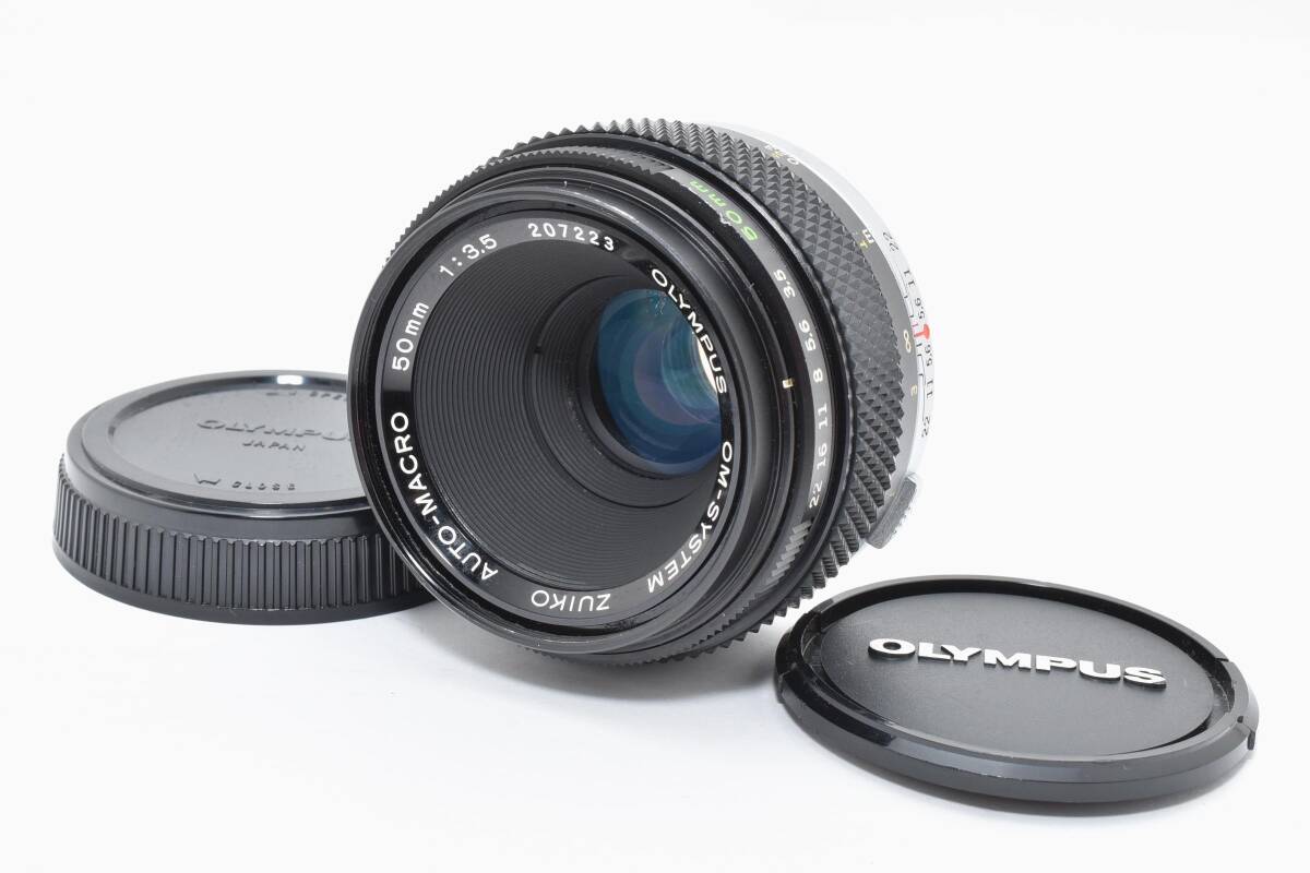 【簡易確認済】Olympus オリンパス Zuiko 50mm 1:3.5 Auto Macro MF マニュアルレンズ OM- System 2794882