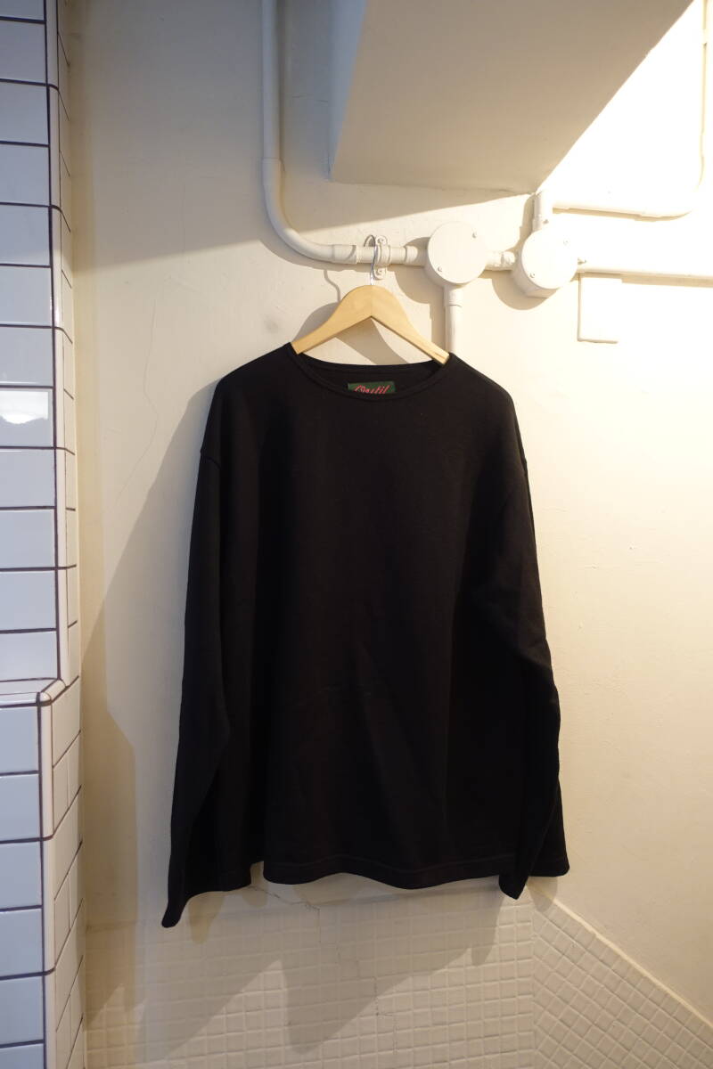 Outil ウティ ボートネック　ウールカットソー