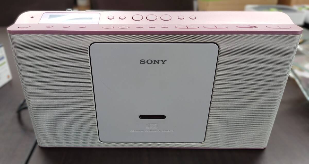 【通電・ラジオ受信OK、現状品】 ソニー/SONY CDプレイヤー ラジオ ZS-E80 パーソナルオーディオシステム