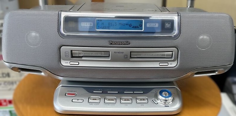Panasonic パナソニック RX-MDX81 パーソナルMDシステム ラジカセ 通電確認済