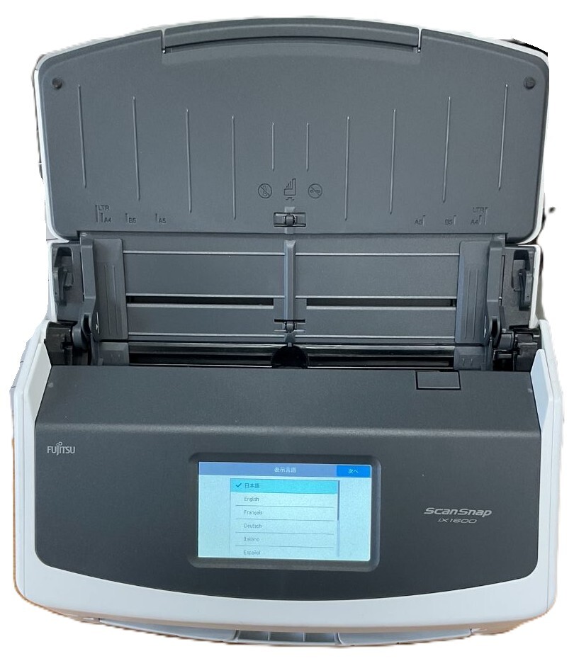 FUJITSU ScanSnap iX1600 ドキュメントスキャナー ホワイト 通電確認済