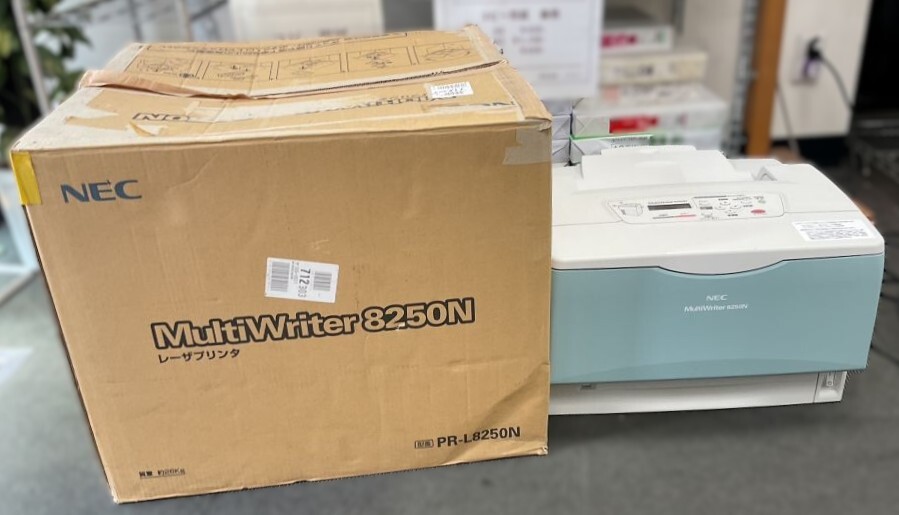 NEC MultiWriter 8250N レーザープリンター PR-L8250N トナーカートリッジ不足 通電確認済