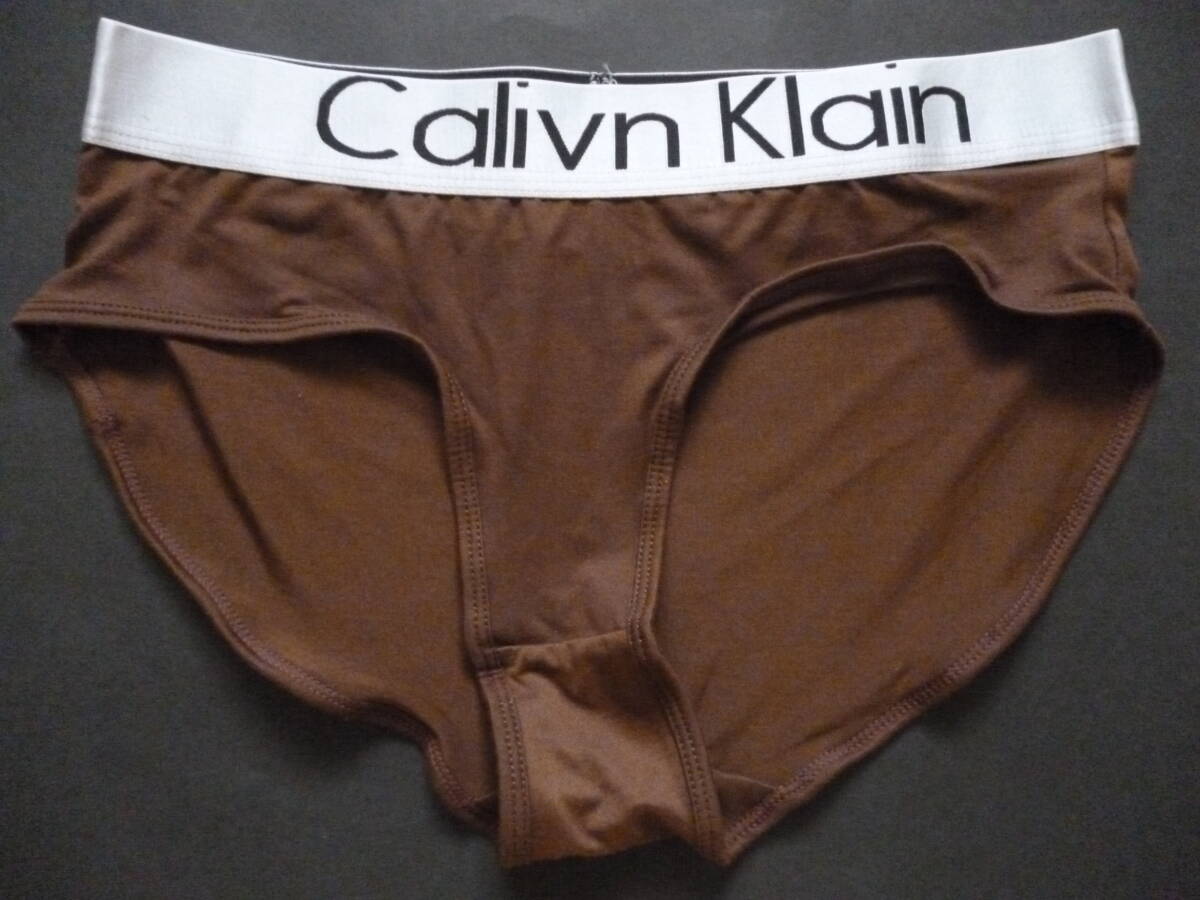 Calivn Klain　カルバンクライン　レディース　ショーツ　ブリーフ　ウエストゴム　ロゴ入り　XXL　パープル
