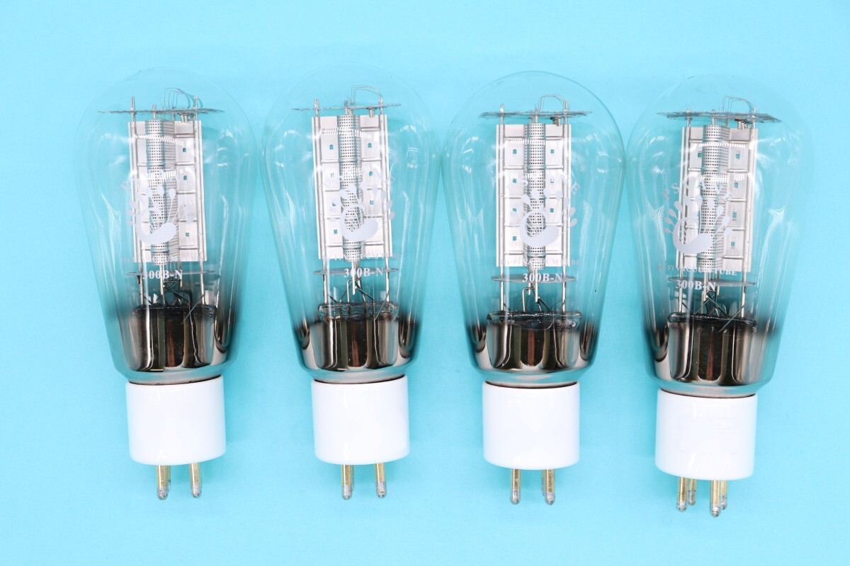 7日保証白箱新品送料無料最新ロット入札数量1で(4本) マッチドクワッド 貴族之声 プスバン PSVANE 300B-N 300BN ナス管 洋梨管 Hifi 真空管