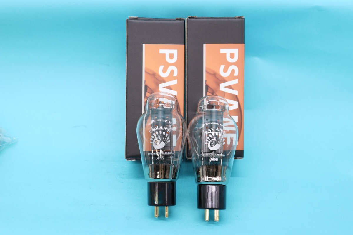 即納7日保証2本組送料無料最新黒箱別注品新品 プスバン 貴族之声 PSVANE 300B HiFi マッチドペア 黒ベース 金メッキピン メーカー直 真空管