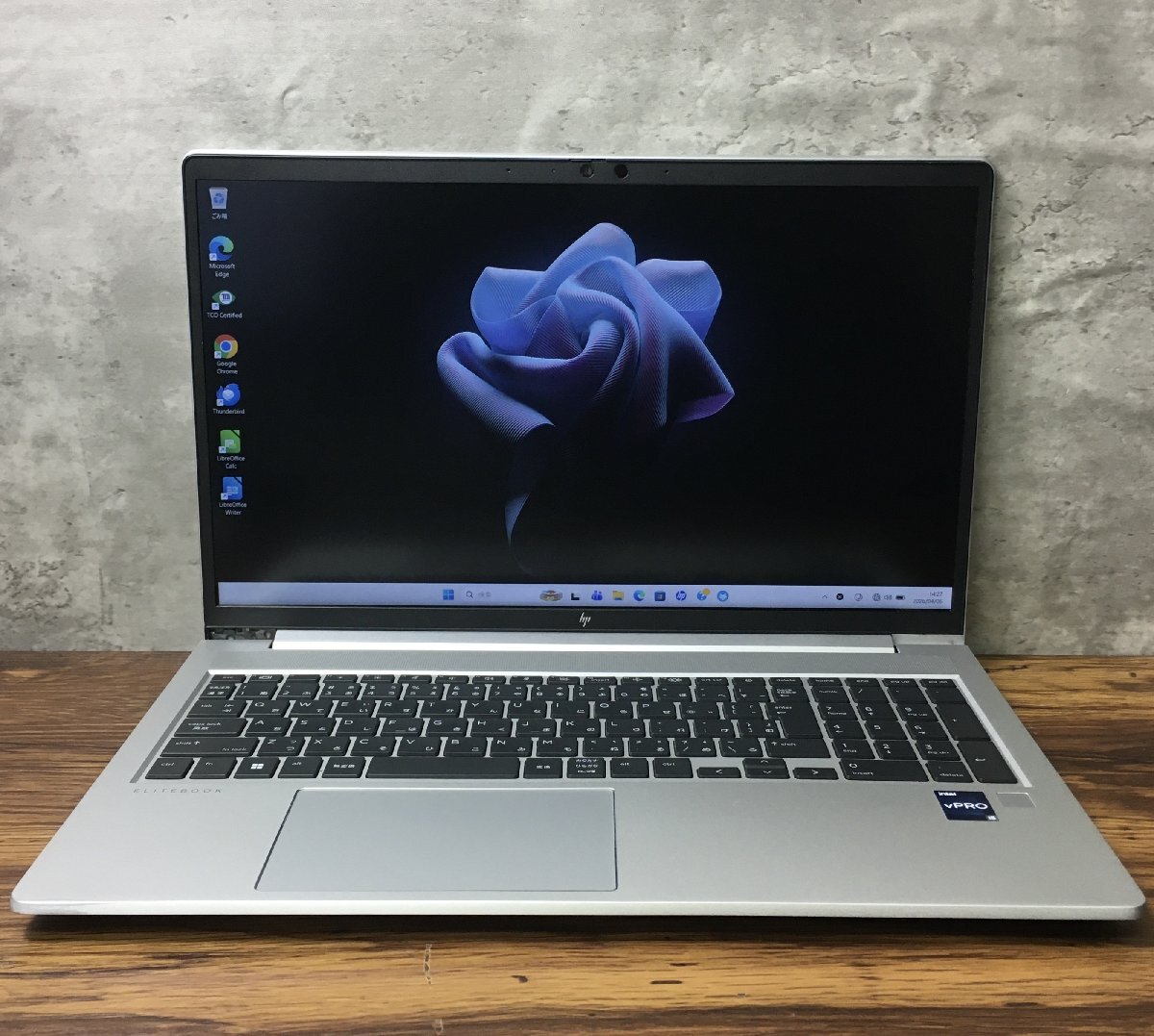 1円～ ●HP ELITEBOOK 650 G9 / 第12世代 Core i5 1245U (1.60GHz) / メモリ 16GB / NVMe SSD 256GB / 15.6型 フルHD / Win11 Pro 64bit