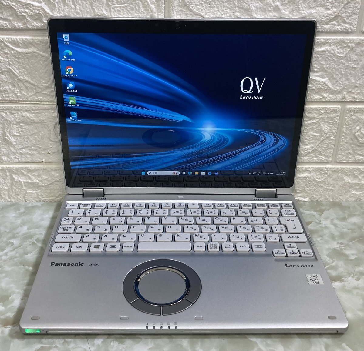 1円～ ●Panasonic LET'S NOTE QV9 / 第10世代 Core i7 10810U (1.10GHz) / メモリ 16GB / NVMe SSD 512GB / 12型 WQXGA+ / Win11 Pro