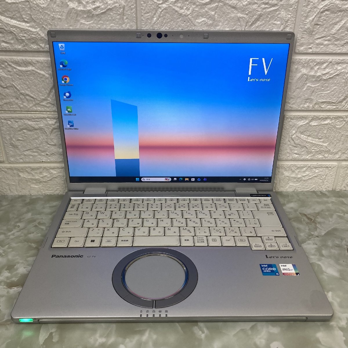 1円～ ●Panasonic LET'S NOTE FV1 / Core i5 1145G7 (2.60GHz) / メモリ 16GB / NVMe SSD 256GB / 14型 (2160×1440) / Win11 Pro 64bit
