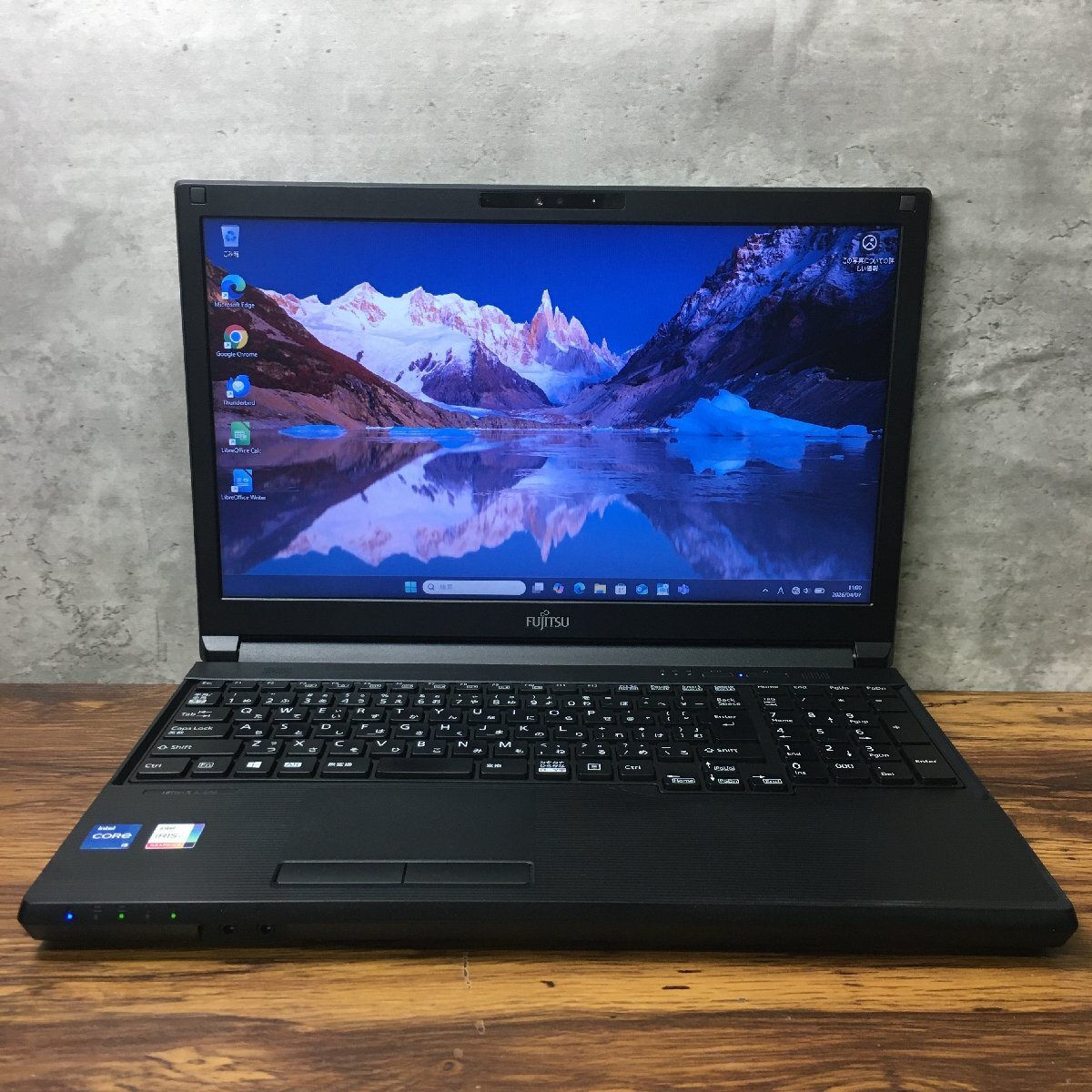 1円～ ●富士通 LIFEBOOK A5511/G / 第11世代 Core i5 1145G7 (2.60GHz) / メモリ 8GB / NVMe SSD 128GB / 15.6型 HD / Win11 Pro 64bit