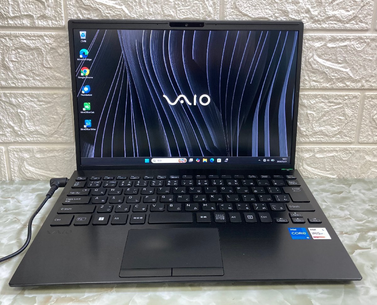 1円～ ●VAIO Pro PG / 第13世代 Core i5 1334U (1.30GHz) / メモリ 16GB / NVMe SSD 256GB / 13.3型 WUXGA / Windows11 Pro 64bit