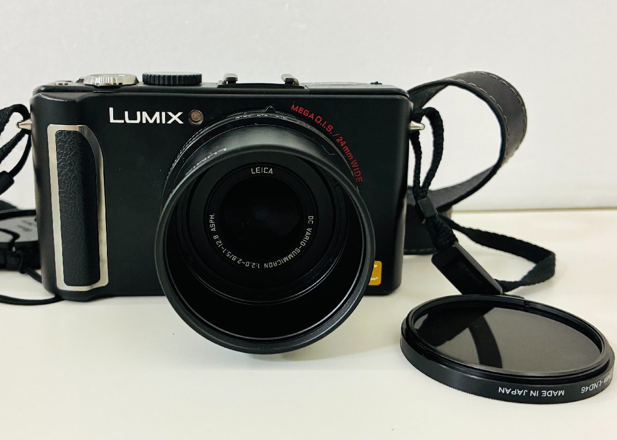 【544_60222】１円～ Panasonic/パナソニック LUMIX/ルミックス DMC-LX3 デジカメ バッテリーなし 動作確認不可 ジャンク扱
