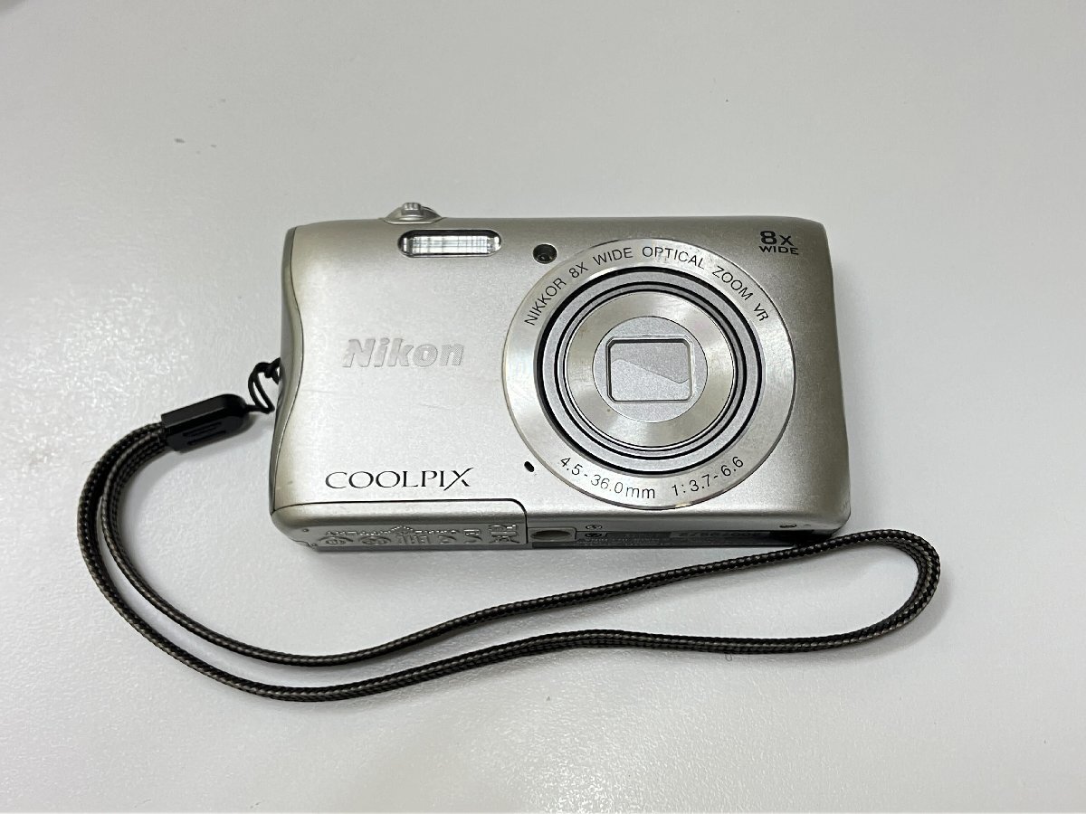 【497_22203】Nikon ニコン コンパクトデジタルカメラ COOLPIX S3700 通電・動作未確認品 ジャンク品