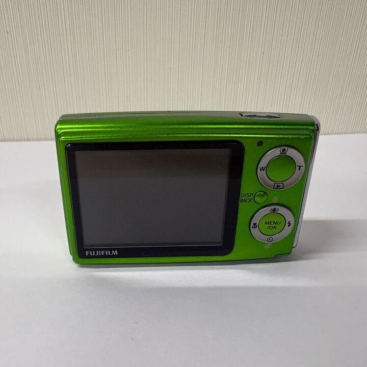 245_12390 FUJIFILM FINEPIXZ10fd ライトグリーン 通電/動作未確認