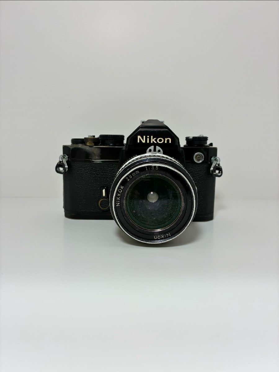 【571_21551】Nikon ニコン フィルム一眼レフカメラ レンズ付き 1:3.5 28mm ※動作未確認 ジャンク扱い