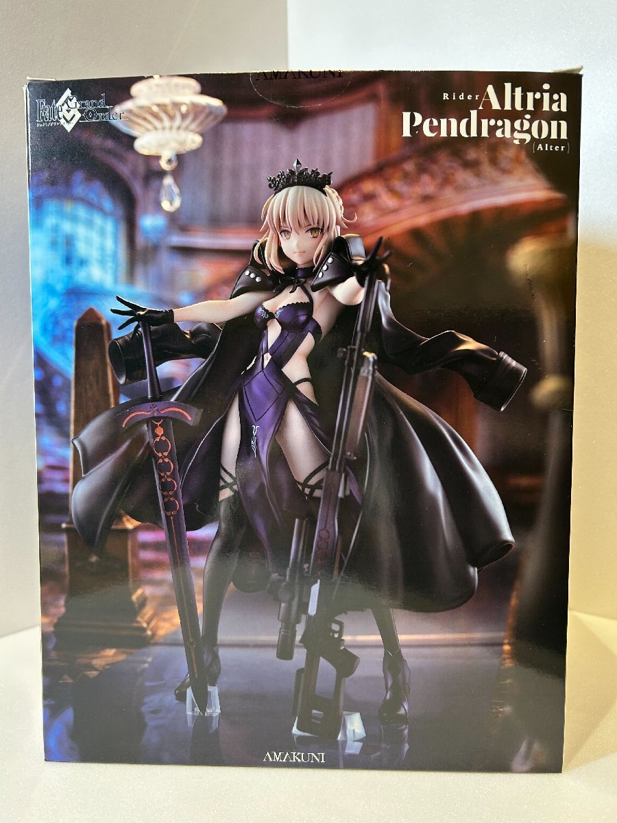 【227_52556】AMAKUNI　フィギュア　Fate　 Rider Altria Pendragon　アルトリア ペンドラゴン　開封済み　箱サイズ縦32㎝横25㎝