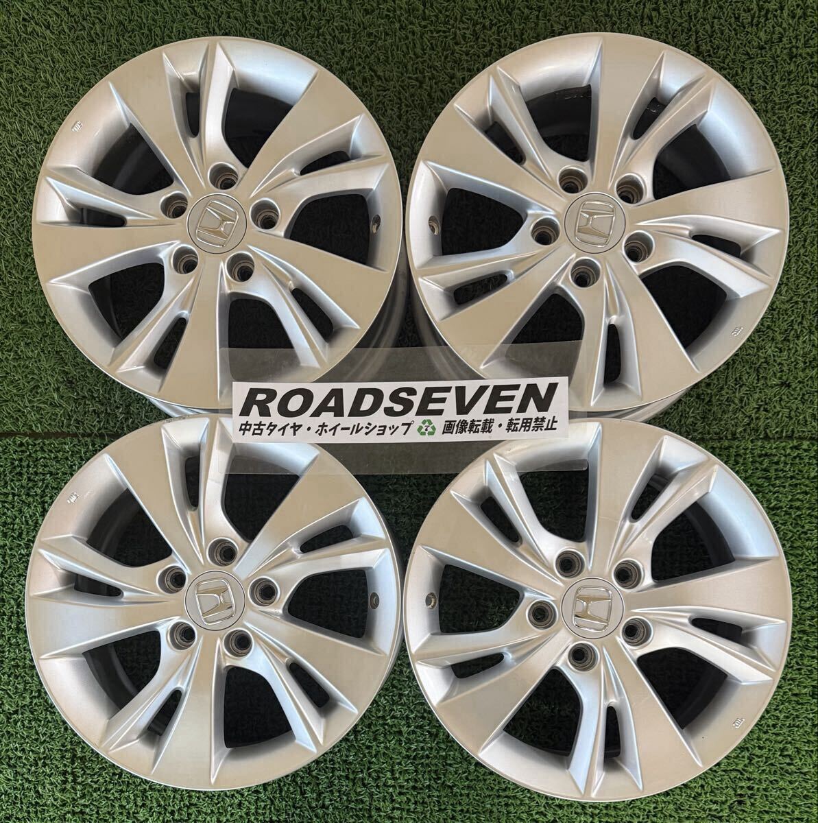 ◆HONDA ホンダ ヴェゼル 純正 ◆16×7J +55 PCD114.3(5H) ハブ径:約64mm 4本Set 中古アルミ ◆劣化/傷等有 ◆送料無料(一部地域を除く)