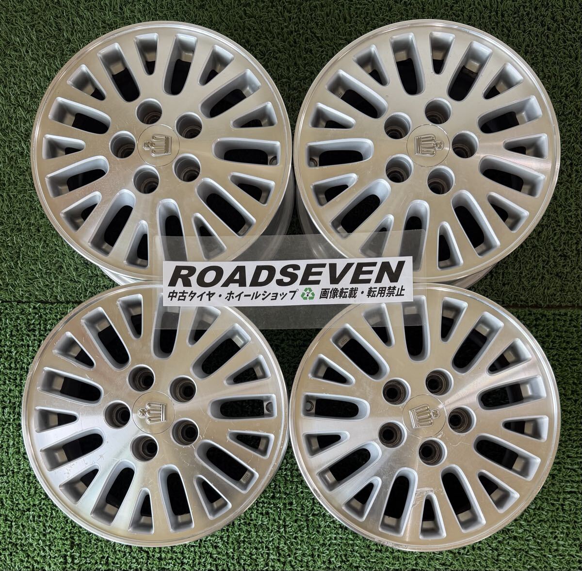 ◆トヨタ クラウン 170系 純正 ◆15×6.5J +50 PCD114.3(5H) ハブ径:約60mm 4本Set 中古アルミ ◆ガリ傷等有 ◆送料無料(一部地域を除く)