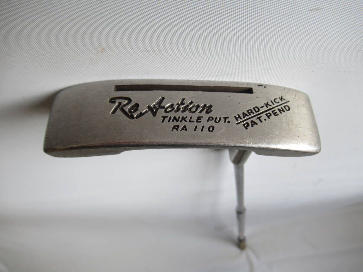★CROWNER クラウナー Re Action TINKLE PUT.RA 110 パター 34インチ 純正スチールシャフト M198　★レア★激安★中古★　★