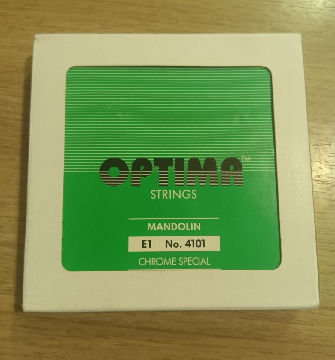 【未使用】OPTIMA STRINGS マンドリン弦 E1 No. 4101 　12本セット　CHROME SPECIAL