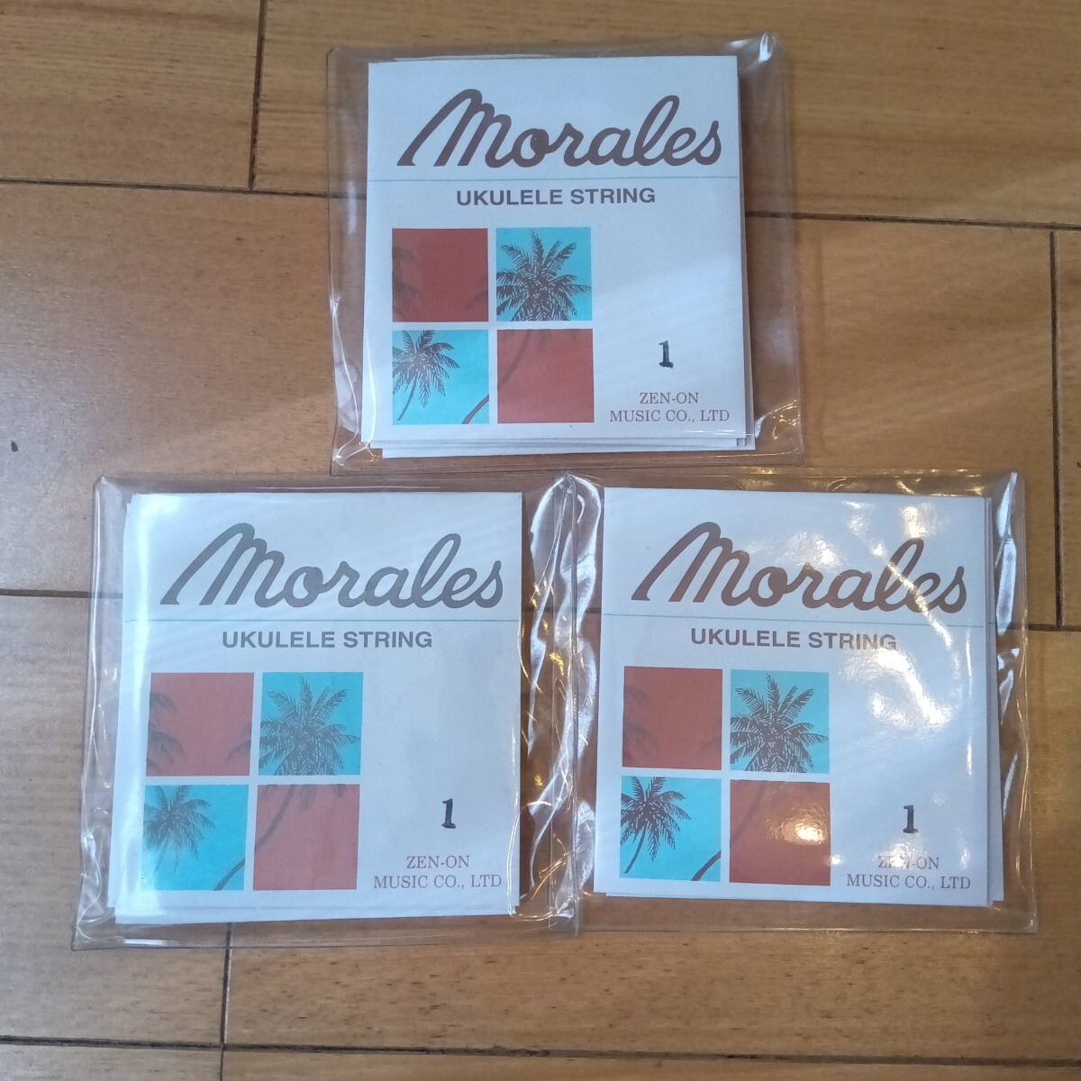 【新品未使用】Morales UKULELE STRING ウクレレ弦 3個セット ZEN-ON 