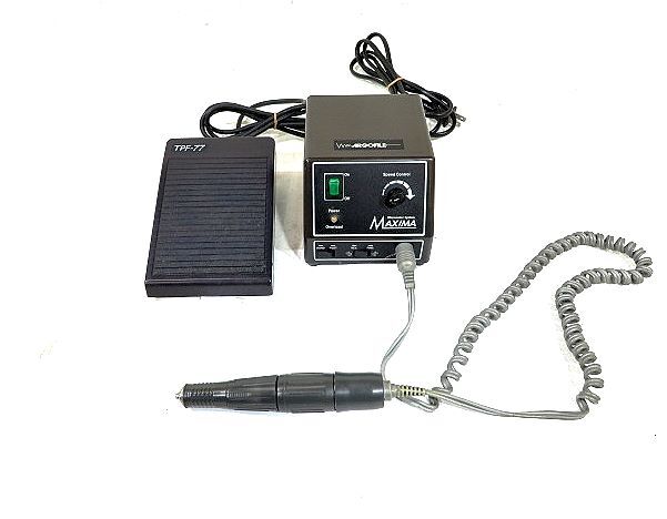 ARGOFILE MAXIMA TPF-77 マイクロモーター エンジン ハンドピース 彫金 歯科技工 (628)