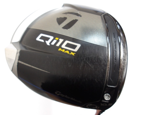 【中古】 テーラーメイド Qi10 MAX Diamana Blue TM50(JP) SR 10.5 ドライバー カーボンシャフト おすすめ メンズ 右 [3214]