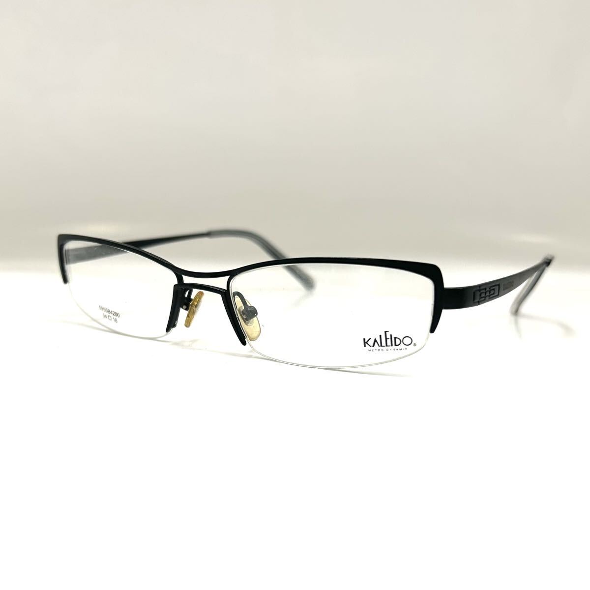 未使用保管品　KALEIDO ナイロールツーブリッジタイプ　54サイズ　ブラックカラー　ステンレス　スー