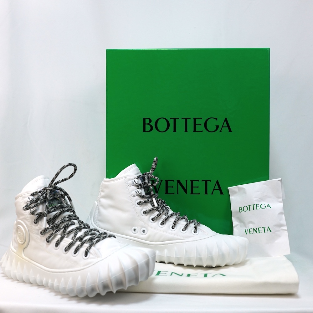 BOTTEGA VENETA ボッテガヴェネタ Denver Sneaker デンバー スニーカー ハイカット ホワイト 42サイズ（約27cm） 775321 V3V70