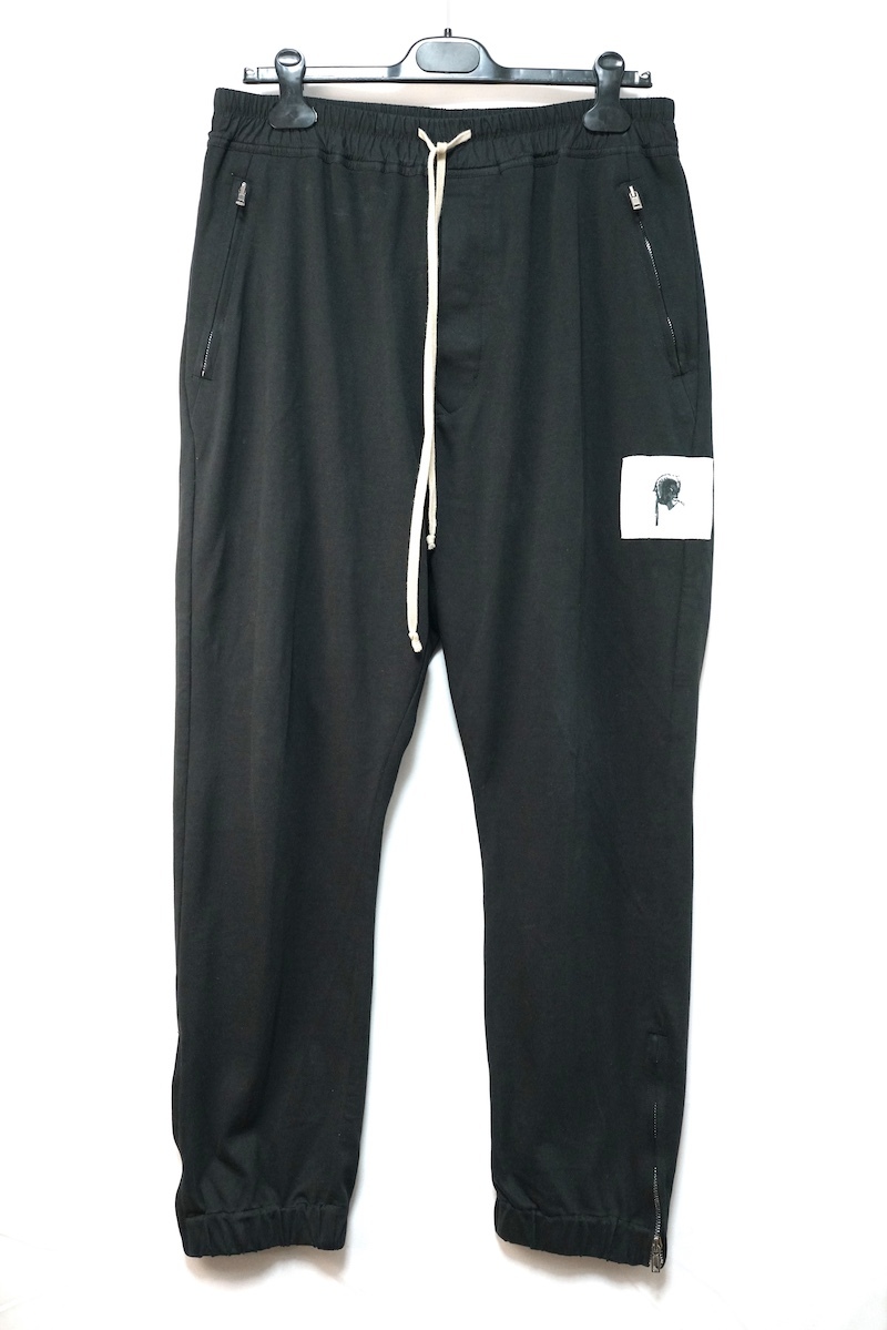 RICK OWENS リックオウエンス ドローストリング スウェット パンツ ブラック 50サイズ RR20S7388-BAEH8