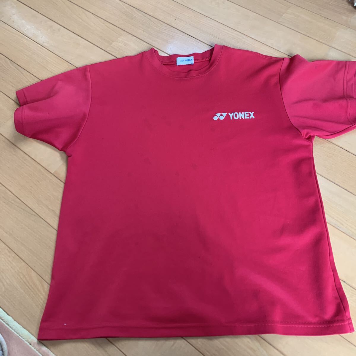YONEX ヨネックス 半袖Tシャツ レッド スポーツウェア