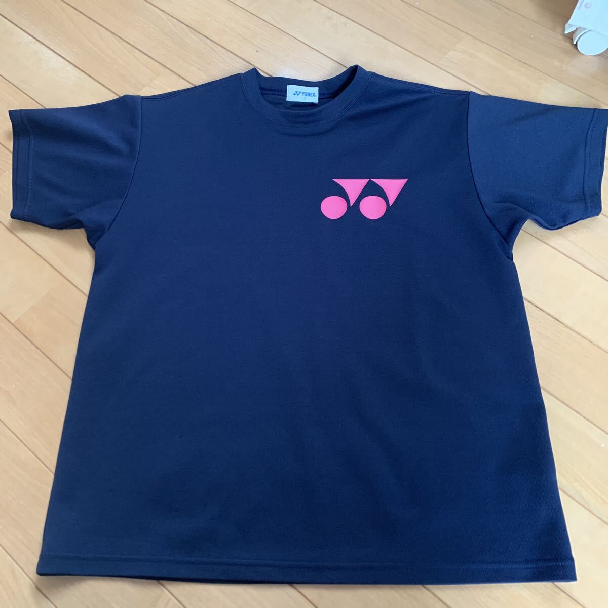 YONEX ヨネックス 半袖Tシャツ ネイビー ピンク ロゴ スポーツウェア