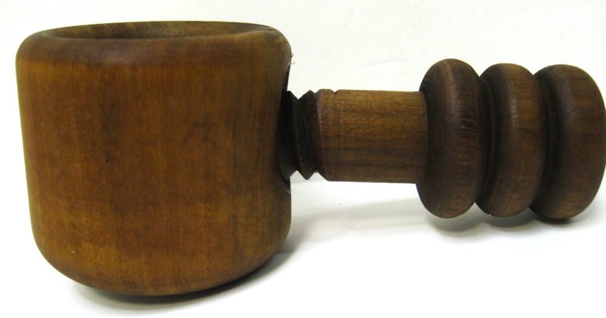 【東京 谷中 質屋おぢさん】アンティーク レトロ 骨董品 木製 くるみ割り器 梅干しの種もつぶせます