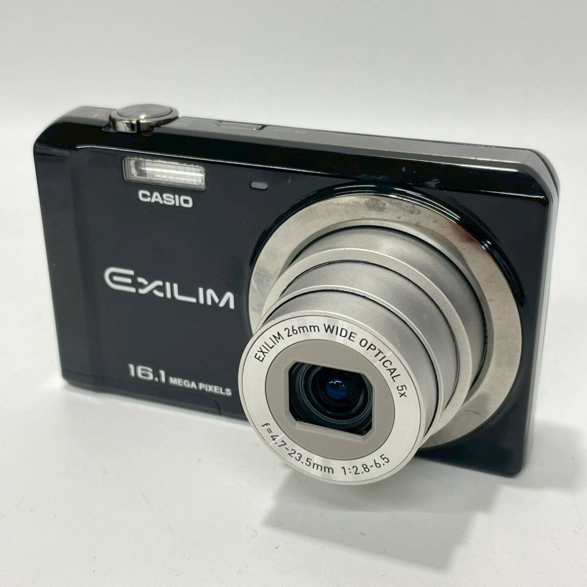 ■ 1円〜【通電確認済】 CASIO カシオ EXILIM EX-ZS6 デジタルカメラ 26mm WIDE OPTICAL 5x f=4.7-23.5mm 1:2.8-6.5 デジカメ K163903