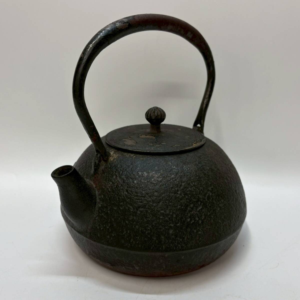 ■1円~【コレクター放出品】 南部鉄器 鉄瓶 急須 馬 2頭 茶道 茶道具 煎茶道具 茶器 伝統工芸品 金属工芸 アンティーク 骨董品 K163889