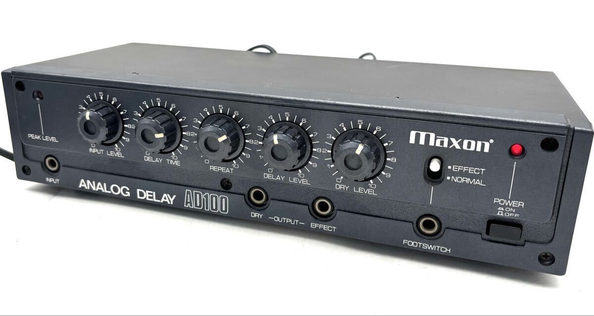 Maxon ANALOG DELAY AD100 アナログディレイ エフェクター 音響機材 マクソン
