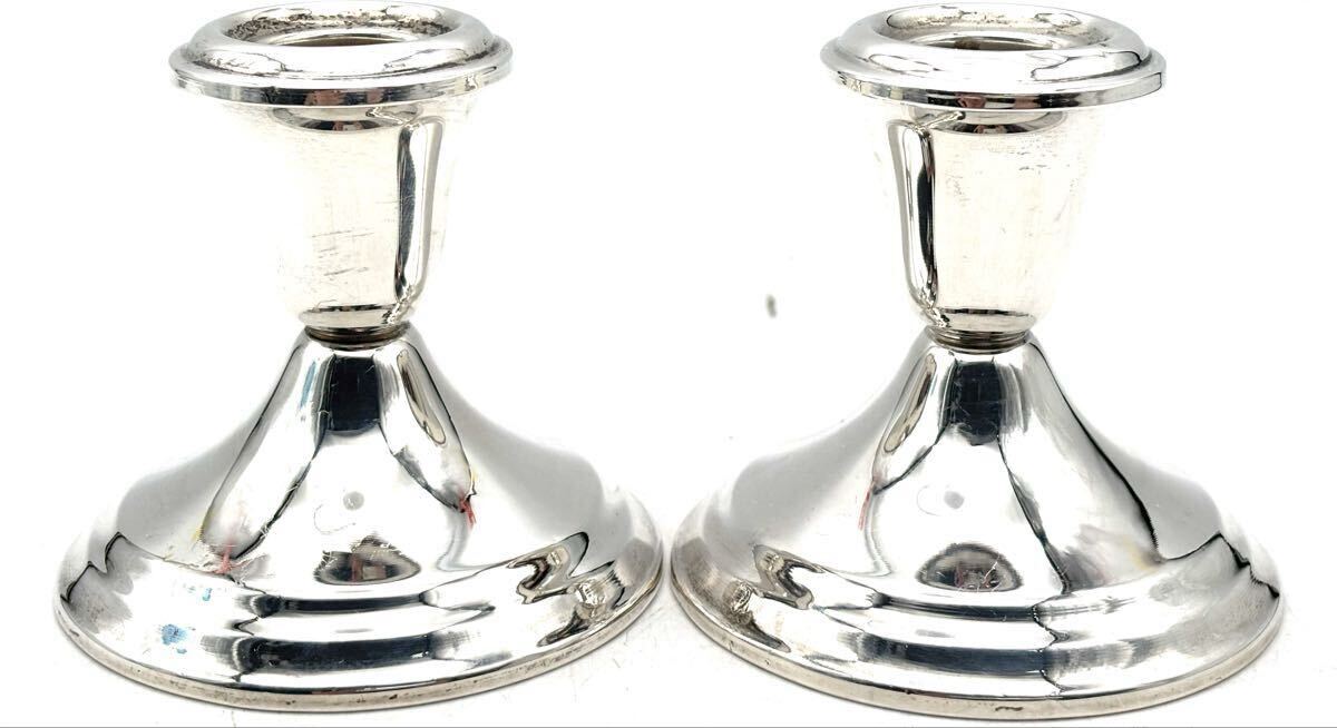 GORHAM STERLING キャンドルスタンド ゴーハム スターリング 925 銀製 Silver シルバー 838 計502g 