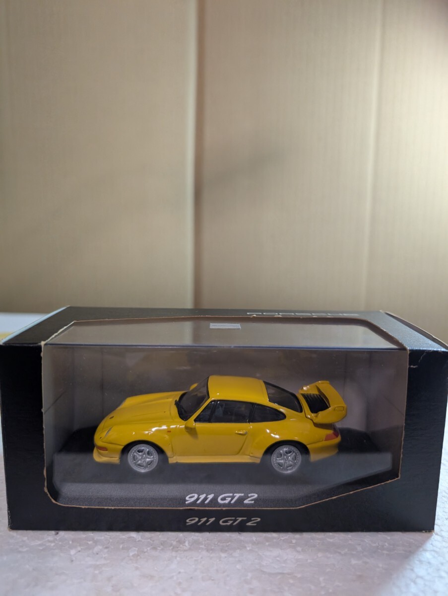 絶版ミニカー ミニチャンプス ポルシェ特注 別注 1/43 911 GT2 993 イエロー PORSCHE WAP 020 017 MINICHAMPS Yellow