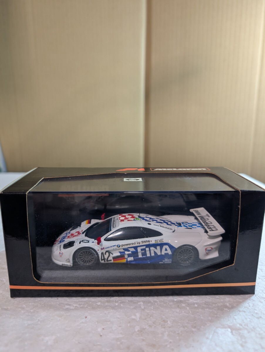 絶版ミニカー MINICHAMPS ミニチャンプス 1/43 McLaren F1 GTR Le Mans 1997 team BMW Motorsport Lehto/Soper/piquet