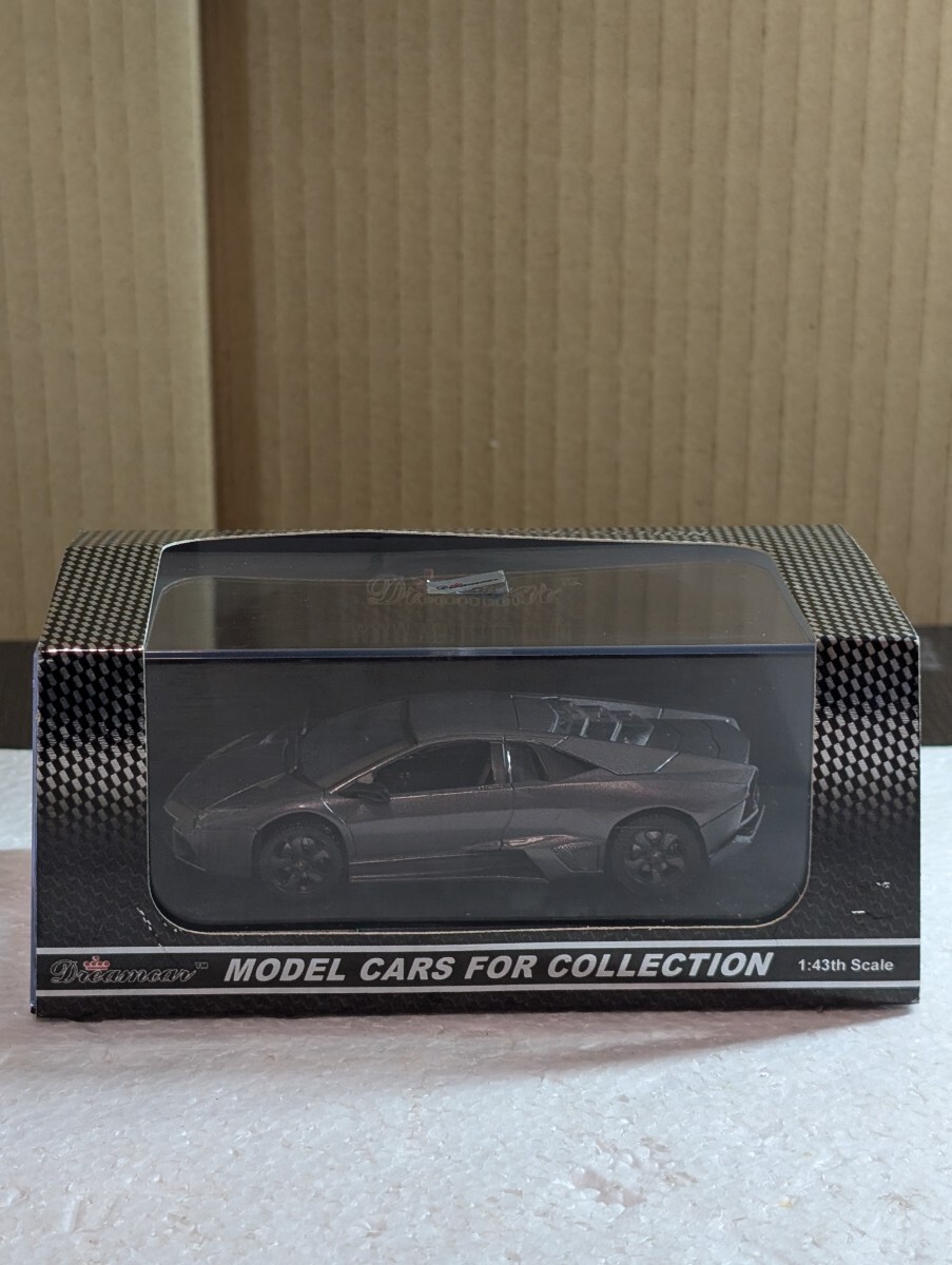 2009年 XQ-TOYS 1/43 Lamborghini Reventon Grey ランボルギーニ レヴェントン グレー レベントン ミニカー プラスチック製