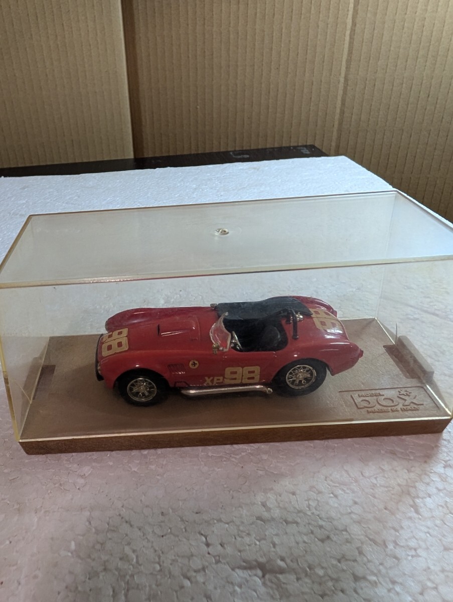 絶版ミニカー MODELBOX モデルボックス　1/43 ACシェルビーコブラ SHELBY COBRA MADE IN ITALY ケースヒビ 現状品