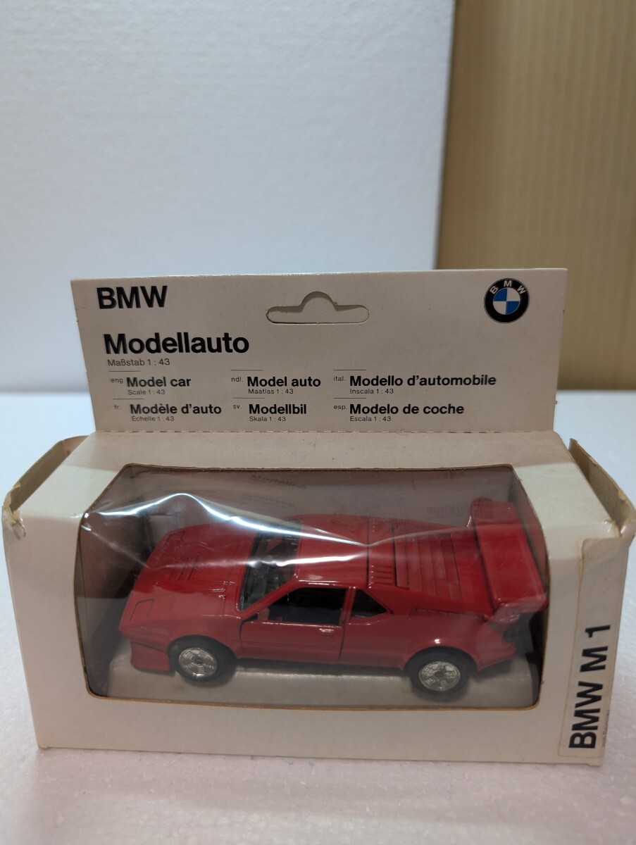 絶版ミニカー BMW特注 ？ModeIIauto GAMA Gama mini BMW M1 Modell 1978-1981 1/43 MADE IN W GERMANY